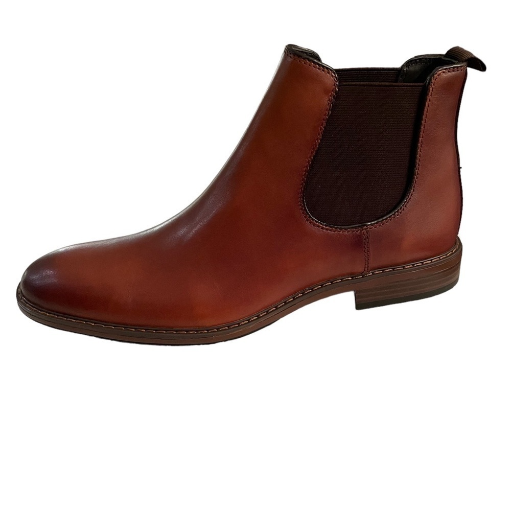 Nordstrom Brown Leather Chelsea Slip-On Loafers